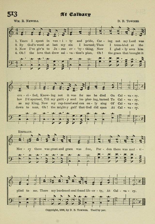 Church and Sunday School Hymnal with Supplement: a Collection of Hymns and Sacred Songs ... [with Deutscher Anhang] page 389