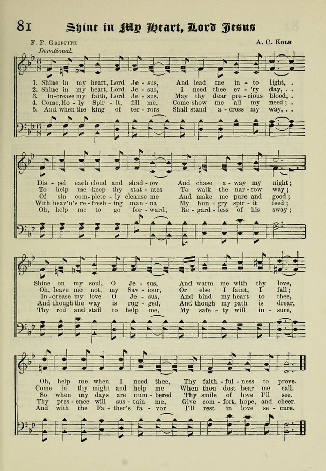 Church and Sunday School Hymnal with Supplement: a Collection of Hymns and Sacred Songs ... [with Deutscher Anhang] page 47