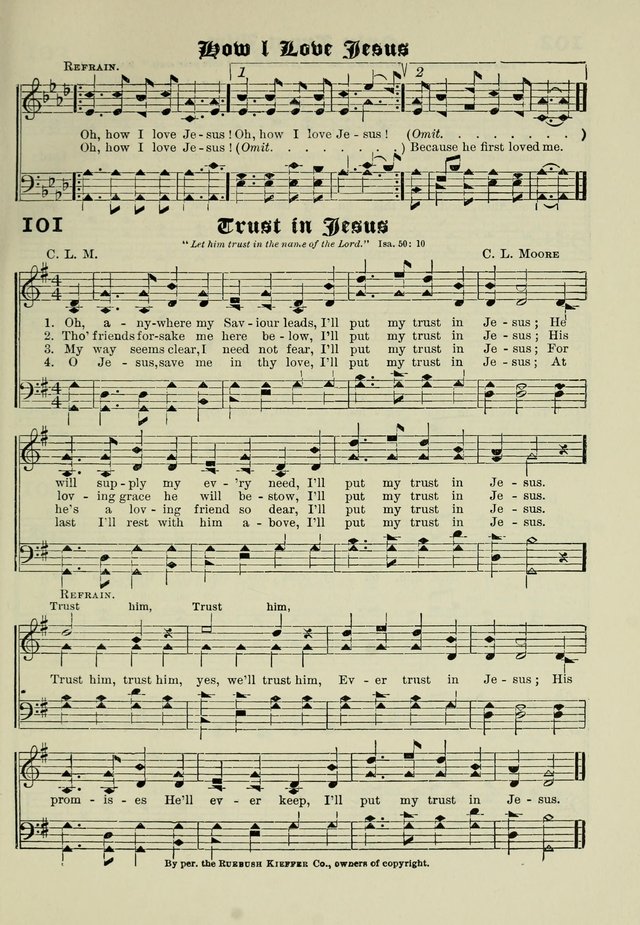 Church and Sunday School Hymnal with Supplement: a Collection of Hymns and Sacred Songs ... [with Deutscher Anhang] page 63