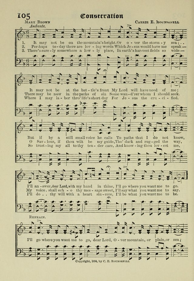 Church and Sunday School Hymnal with Supplement: a Collection of Hymns and Sacred Songs ... [with Deutscher Anhang] page 66