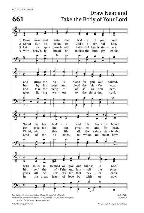 Christian Worship: Hymnal page 668