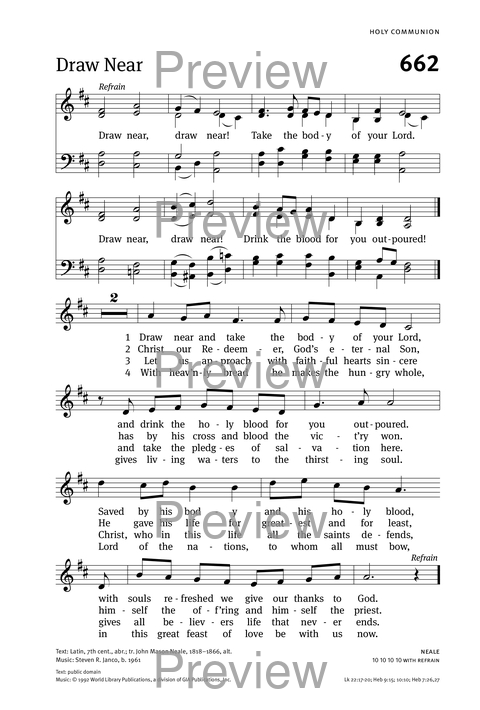 Christian Worship: Hymnal page 669