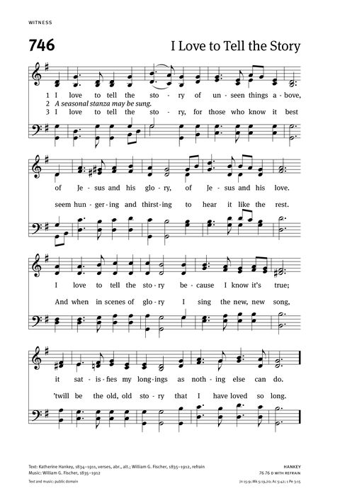 Christian Worship: Hymnal page 764