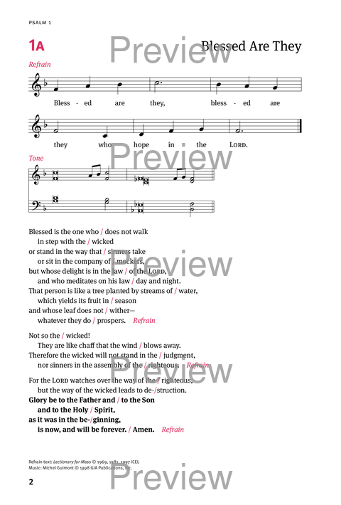 Christian Worship: Psalter page 2