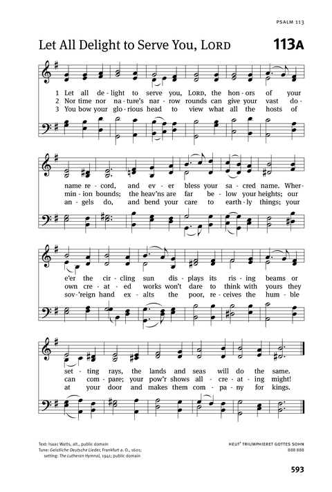 Christian Worship: Psalter page 593