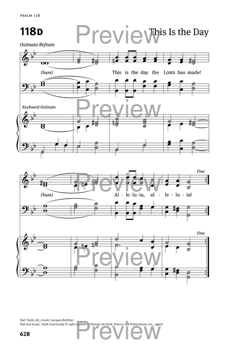 Christian Worship: Psalter page 628