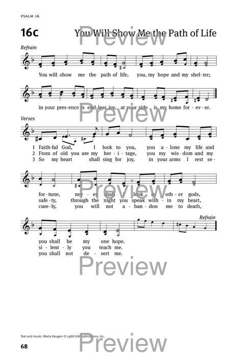 Christian Worship: Psalter page 68