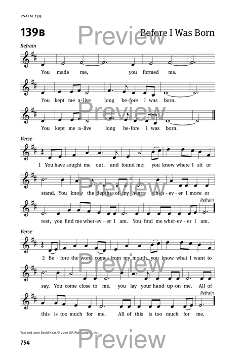 Christian Worship: Psalter page 754