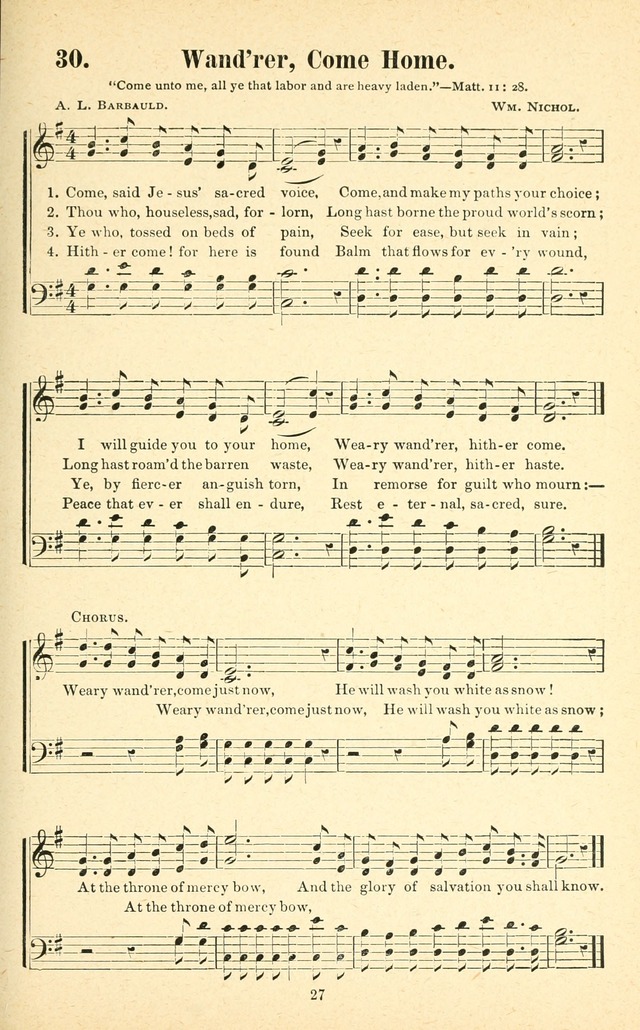 Carols of Praise: a choice collection of new gospel songs prepared especially for evangelistic services page 28