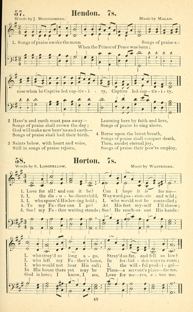 Carols of Praise: a choice collection of new gospel songs prepared especially for evangelistic services page 50