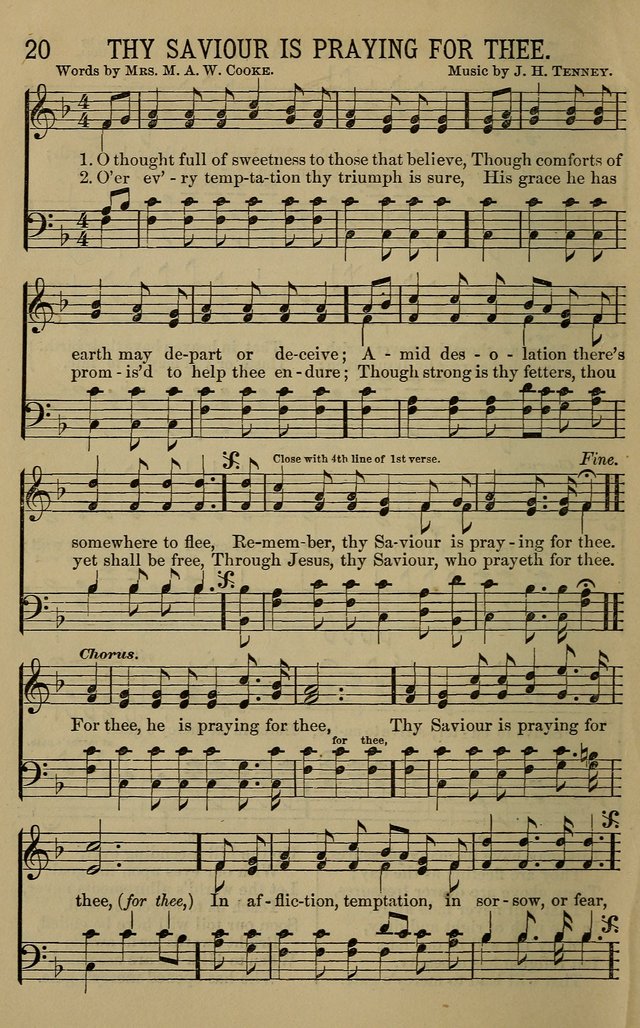 The Devotional Chimes: a choice collection of new and standard hymns and tunes, adapted to all occasions of social worship, family devotions, and congregational singing page 20
