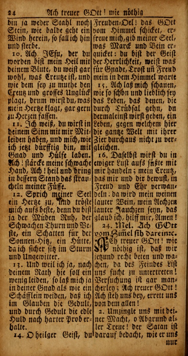 Das Kleine Davidische Psalterspiel der Kinder Zions von alten und neuen auserlesenen Geistes-Gesängen allen wahren heyls-begierigen Säuglingen der Weisheit, insonderheit aber denen Gemeinden des Herrn page 24