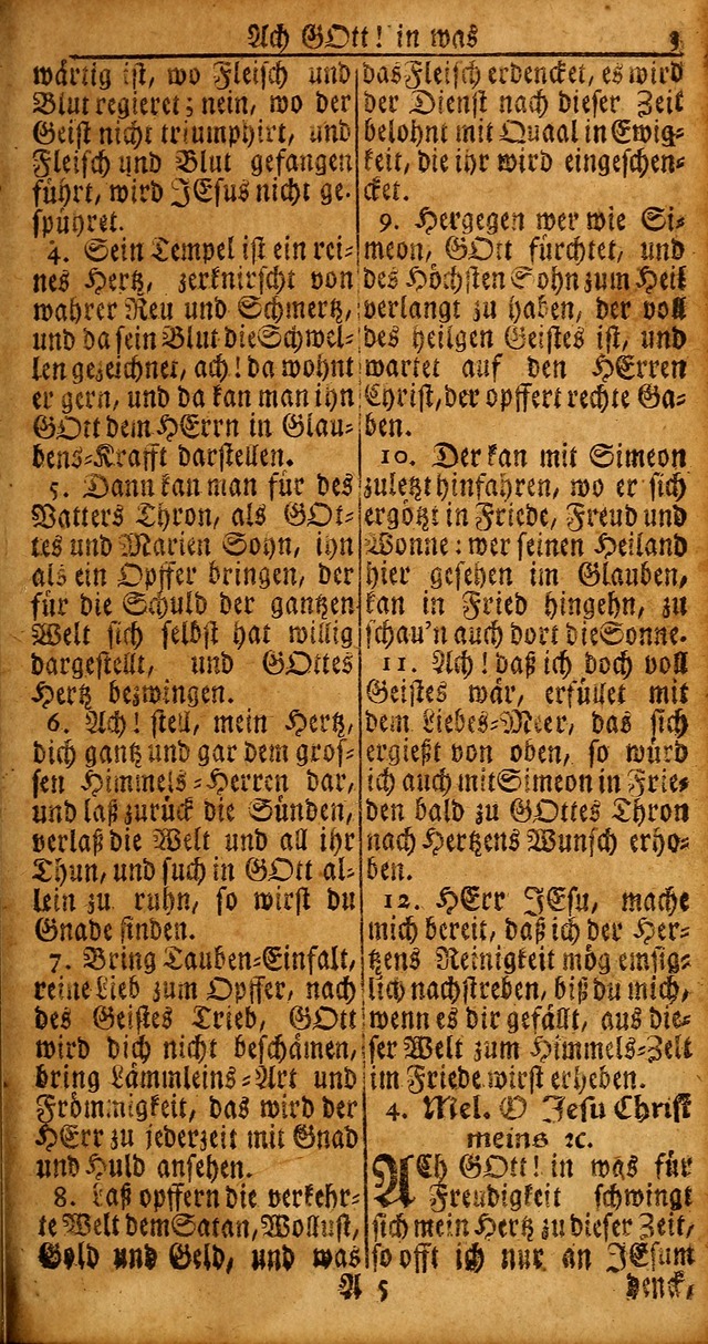 Das Kleine Davidische Psalterspiel der Kinder Zions von alten und neuen auserlesenen Geistes-Gesängen allen wahren heyls-begierigen Säuglingen der Weisheit, insonderheit aber denen Gemeinden des Herrn page 3