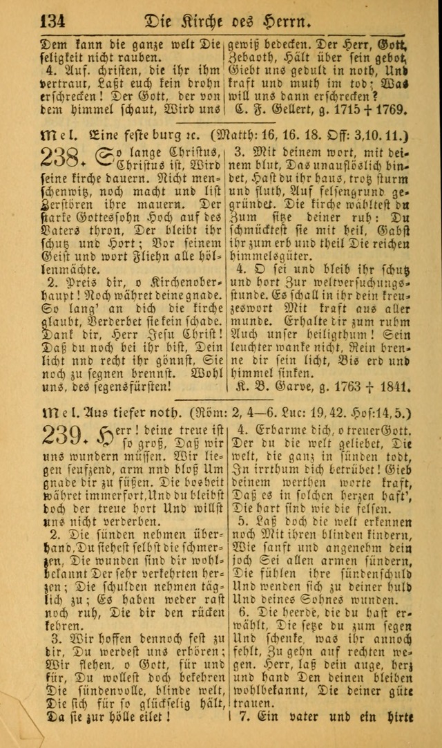 Deutsches Gesangbuch für die Evangelisch-Luterische Kirche in den Vereinigten Staaten: herausgegeben mit kirchlicher Genehmigung (22nd aufl.) page 136