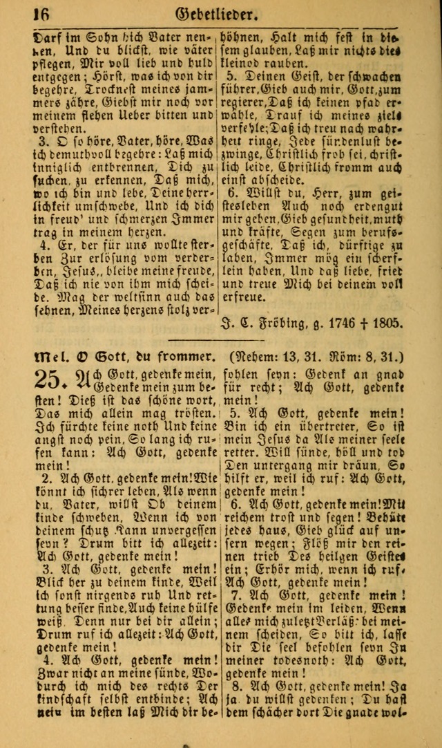 Deutsches Gesangbuch für die Evangelisch-Luterische Kirche in den Vereinigten Staaten: herausgegeben mit kirchlicher Genehmigung (22nd aufl.) page 16