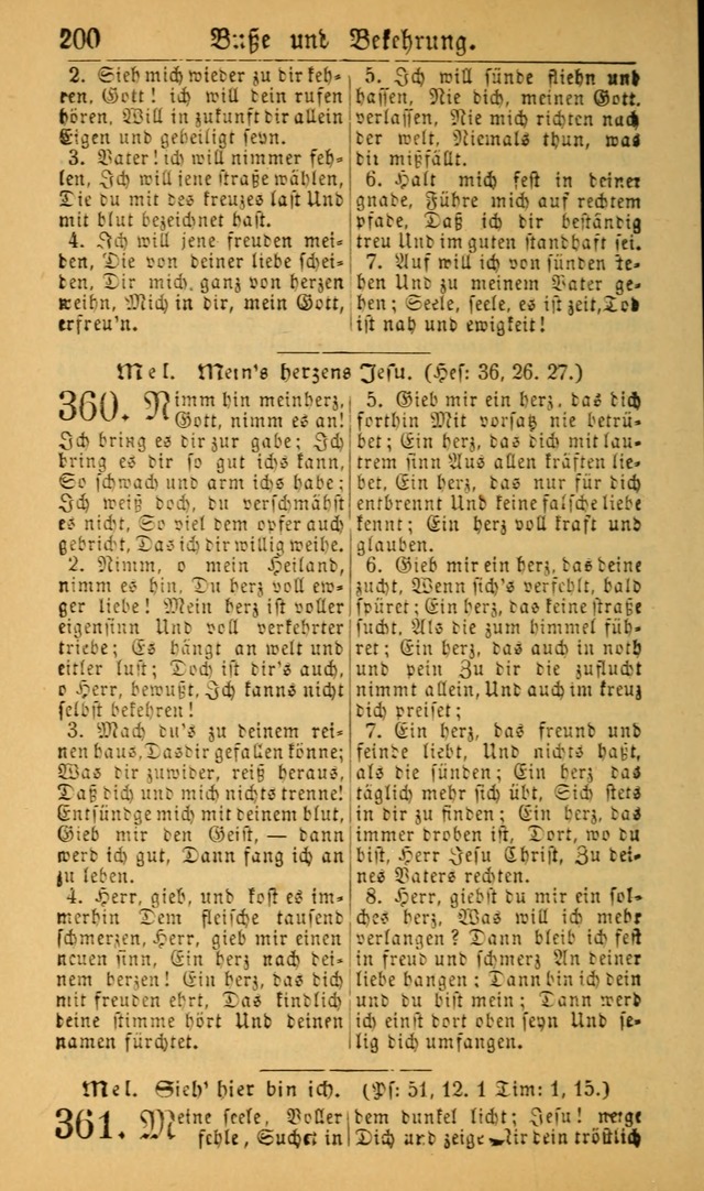 Deutsches Gesangbuch für die Evangelisch-Luterische Kirche in den Vereinigten Staaten: herausgegeben mit kirchlicher Genehmigung (22nd aufl.) page 202