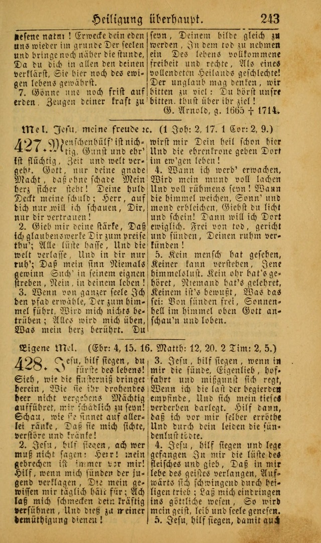 Deutsches Gesangbuch für die Evangelisch-Luterische Kirche in den Vereinigten Staaten: herausgegeben mit kirchlicher Genehmigung (22nd aufl.) page 245