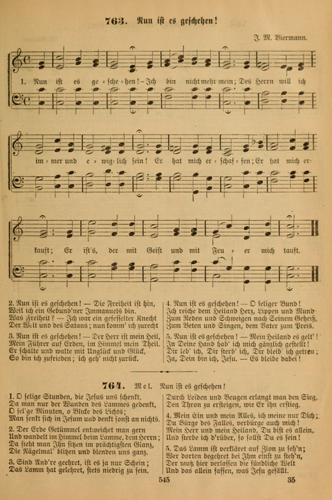 Die Glaubensharfe (With Melodies): Gesangbuch der deutschen Baptisten-Gemeinden. Herausgegeben auf Beschluß der Bundeskonferenz der Deutchen Baptisten-Gemeinden von America (2. ed) page 545