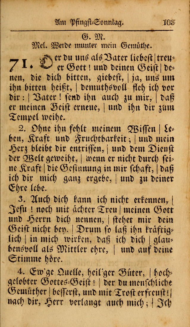 Das neu eingerichtete Gesang-buch: bestehend aus einer Sammlung der besten Lieder, zum gebrauch des öffentlichen Deutschen Gottesdienstes