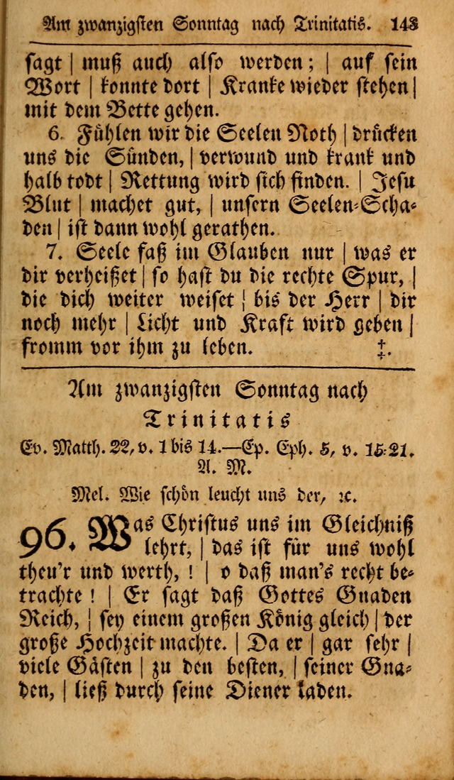 Das neu eingerichtete Gesang-buch: bestehend aus einer Sammlung der besten Lieder, zum gebrauch des öffentlichen Deutschen Gottesdienstes