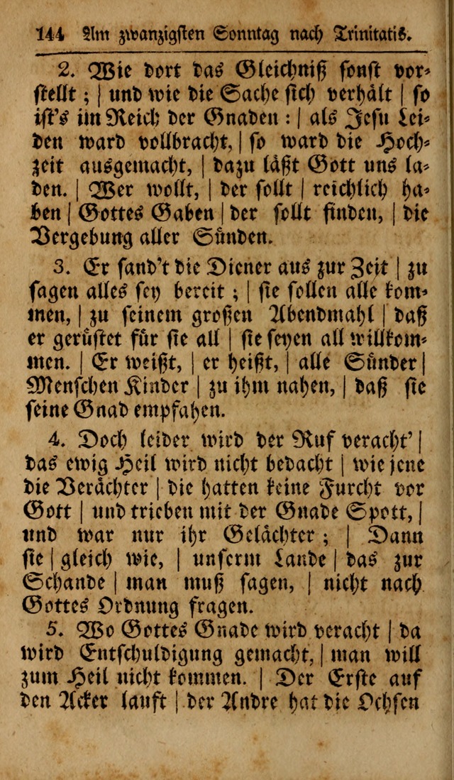 Das neu eingerichtete Gesang-buch: bestehend aus einer Sammlung der besten Lieder, zum gebrauch des öffentlichen Deutschen Gottesdienstes