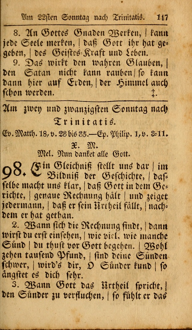Das neu eingerichtete Gesang-buch: bestehend aus einer Sammlung der besten Lieder, zum gebrauch des öffentlichen Deutschen Gottesdienstes