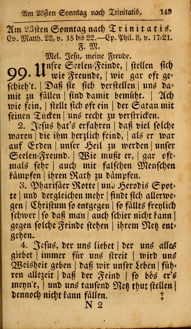 Das neu eingerichtete Gesang-buch: bestehend aus einer Sammlung der besten Lieder, zum gebrauch des öffentlichen Deutschen Gottesdienstes