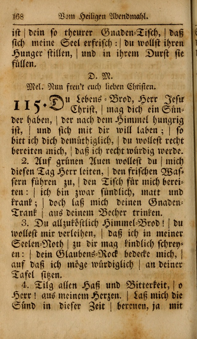 Das neu eingerichtete Gesang-buch: bestehend aus einer Sammlung der besten Lieder, zum gebrauch des öffentlichen Deutschen Gottesdienstes