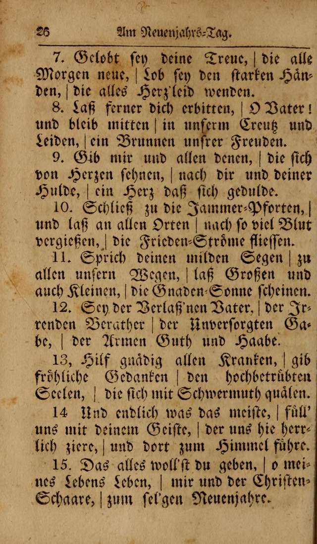 Das neu eingerichtete Gesang-buch: bestehend aus einer Sammlung der besten Lieder, zum gebrauch des öffentlichen Deutschen Gottesdienstes