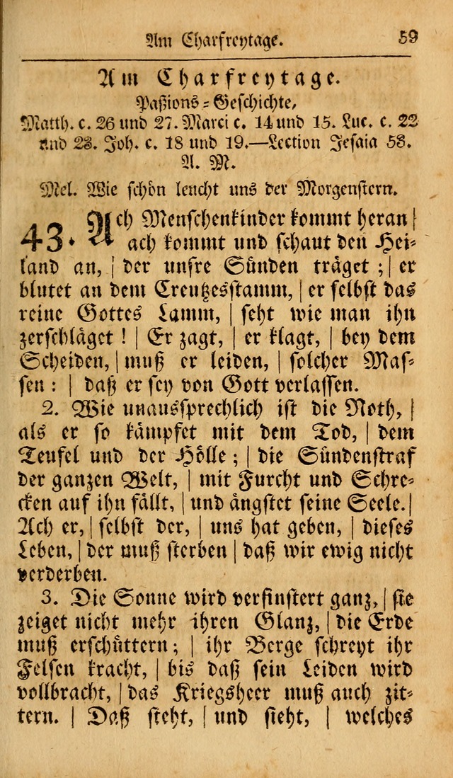 Das neu eingerichtete Gesang-buch: bestehend aus einer Sammlung der besten Lieder, zum gebrauch des öffentlichen Deutschen Gottesdienstes
