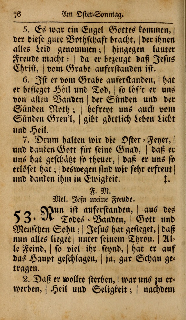 Das neu eingerichtete Gesang-buch: bestehend aus einer Sammlung der besten Lieder, zum gebrauch des öffentlichen Deutschen Gottesdienstes