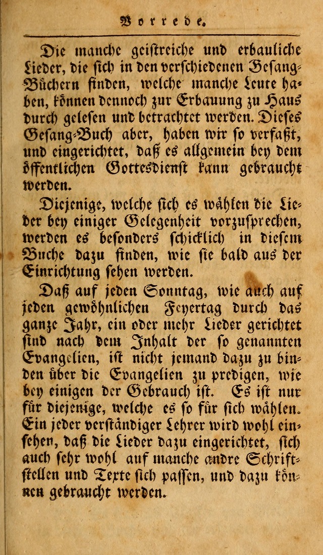 Das neu eingerichtete Gesang-buch: bestehend aus einer Sammlung der besten Lieder, zum gebrauch des öffentlichen Deutschen Gottesdienstes