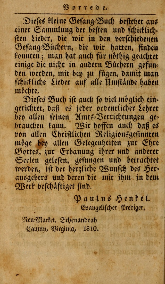 Das neu eingerichtete Gesang-buch: bestehend aus einer Sammlung der besten Lieder, zum gebrauch des öffentlichen Deutschen Gottesdienstes