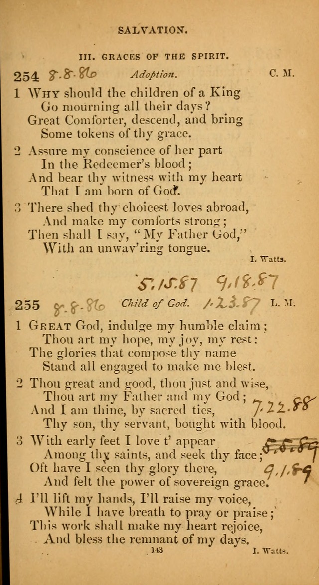 Devotional hymns: selected for public and social worship page 143