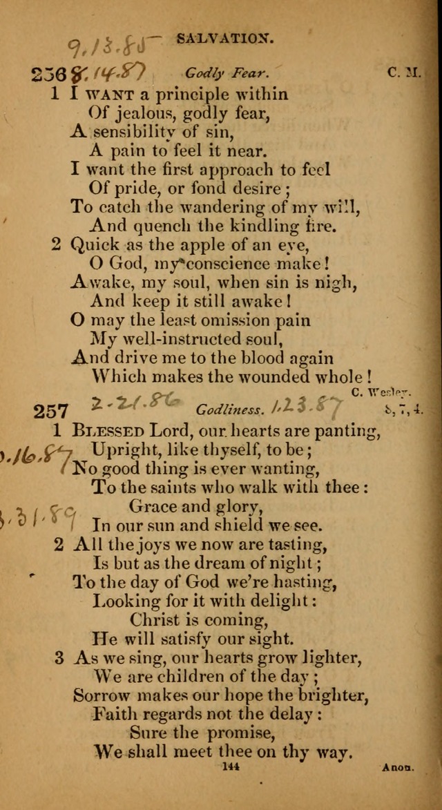 Devotional hymns: selected for public and social worship page 144