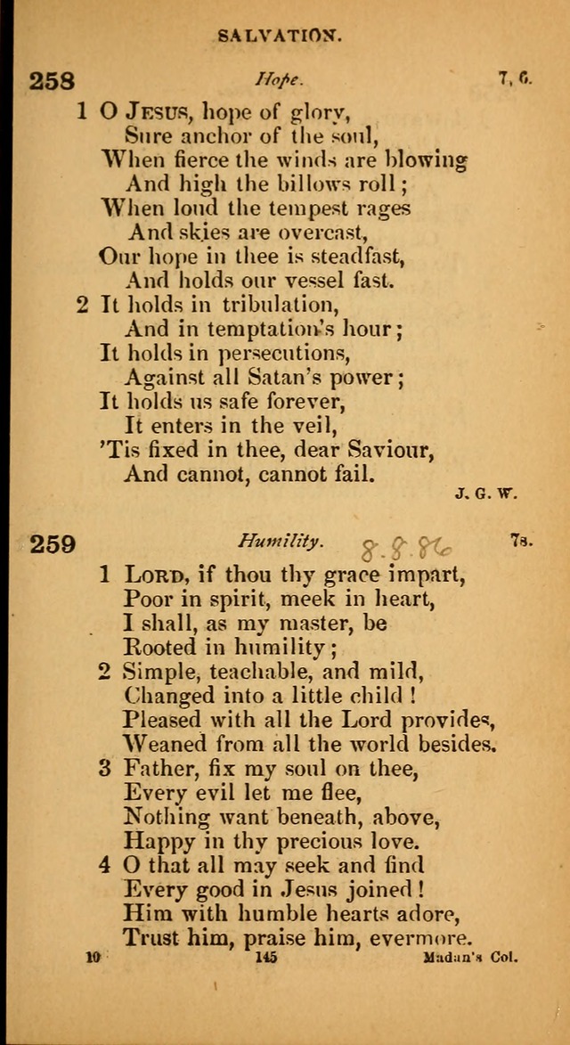 Devotional hymns: selected for public and social worship page 145