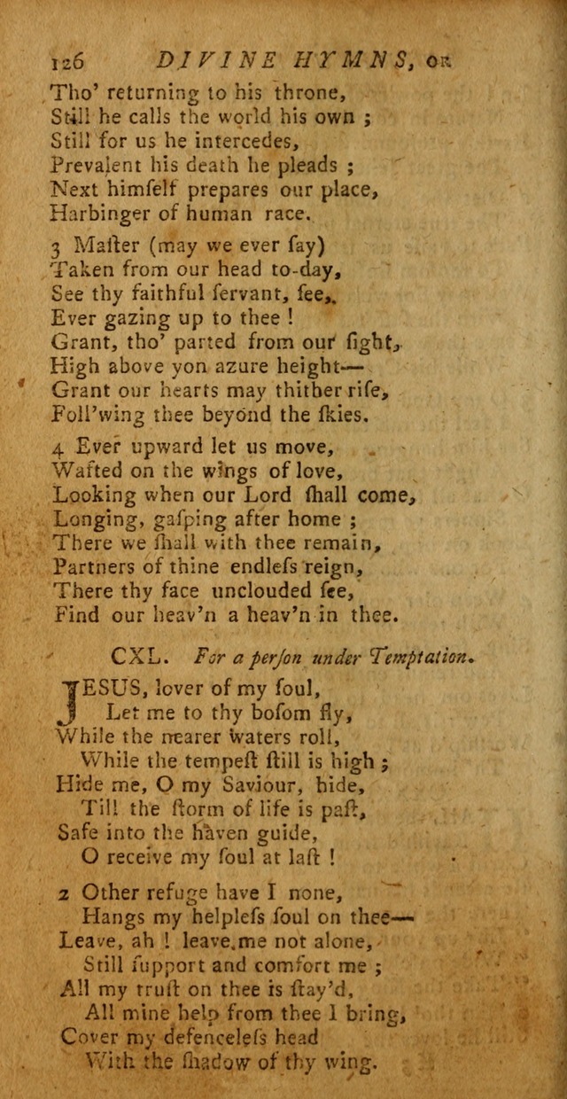 Divine Hymns, or Spiritual Songs: for the use of religious assemblies and private Christians (Latest and largest ed.) page 122