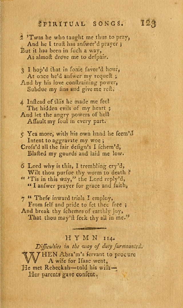 Divine Hymns, or Spiritual Songs: for the Use of Religious Assemblies and Private Christians (7th Ed. Rev.) page 130