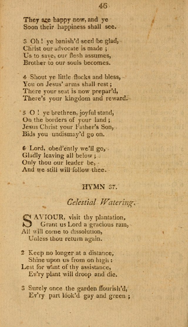 Divine Hymns, or Spiritual Songs: for the use of religious assemblies and private Christians: being formerly a collection (12th ed.) page 46