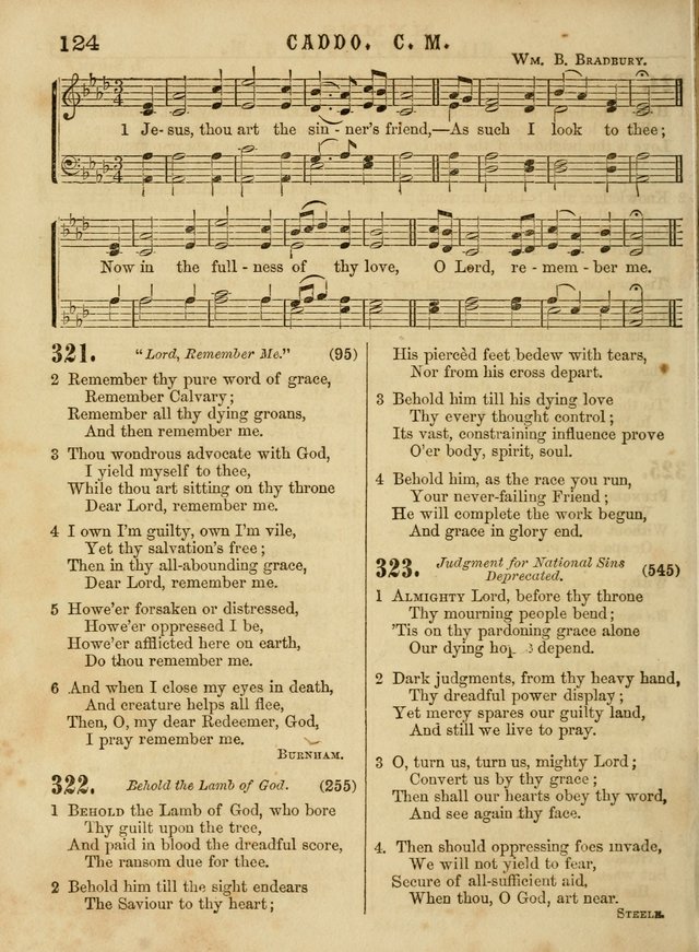The Devotional Hymn and Tune Book: for social and public worship page 124