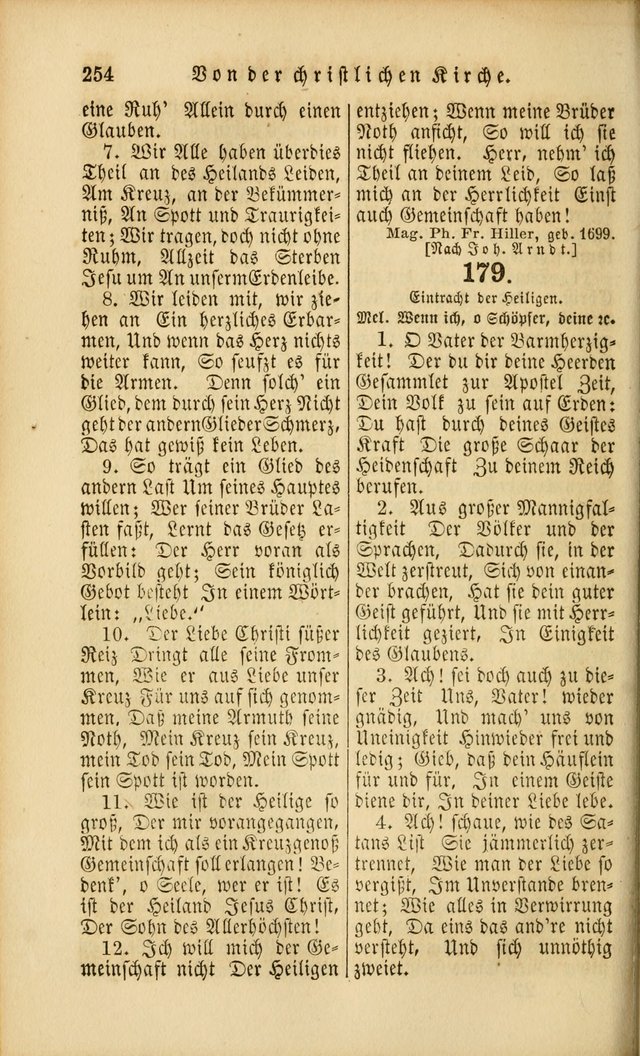 Die Psalmen Davids: nebst einer Sammlung Geistlicher lieder für Oeffentlichen und Privat-Gottesdienst page 254