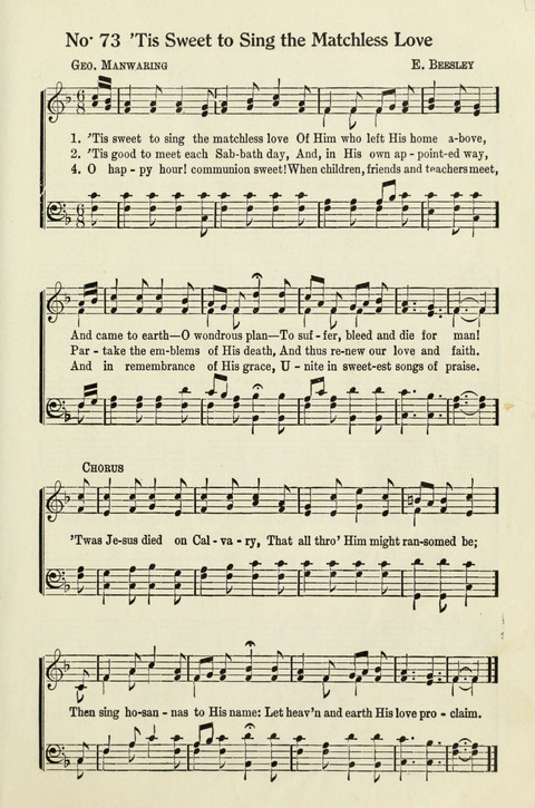 Deseret Sunday School Songs page 73
