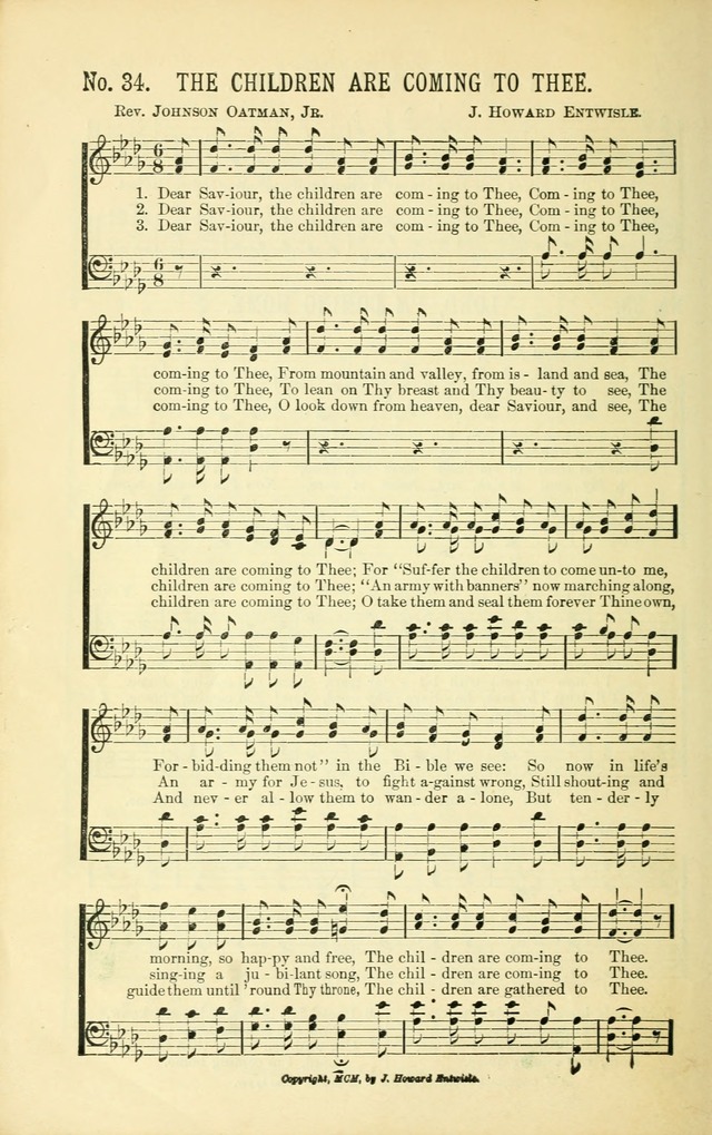 Evangelistic Edition of Heavenly Sunlight: containing gems of song for evangelistic services, prayer and praise meetings and devotional gatherings page 41