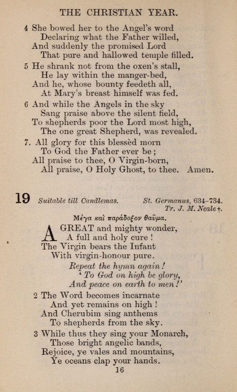 The English Hymnal page 16