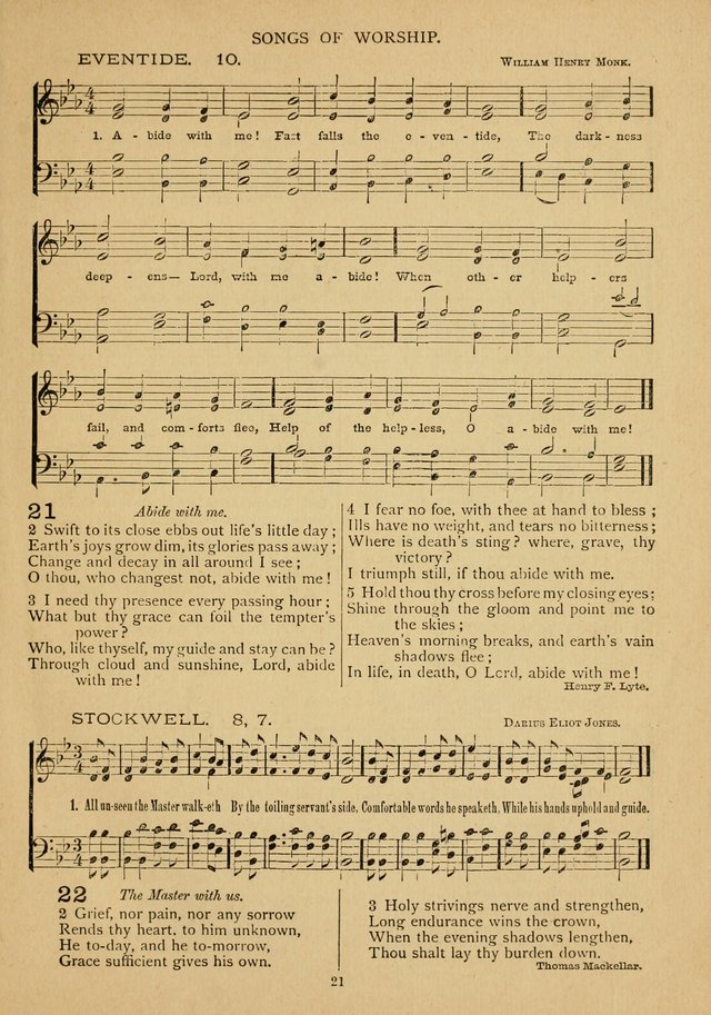 The Epworth Hymnal: containing standard hymns of the Church, songs for the Sunday-School, songs for social services, songs for the home circle, songs for special occasions page 26