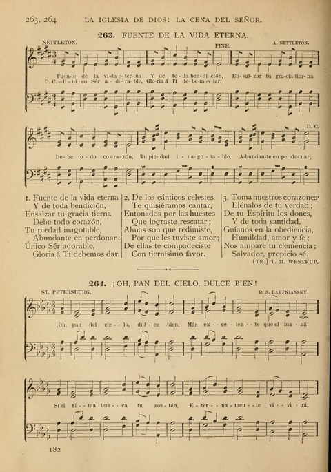 El Himnario Evangelico : Para el Uso de Todas Las Iglesias page 179