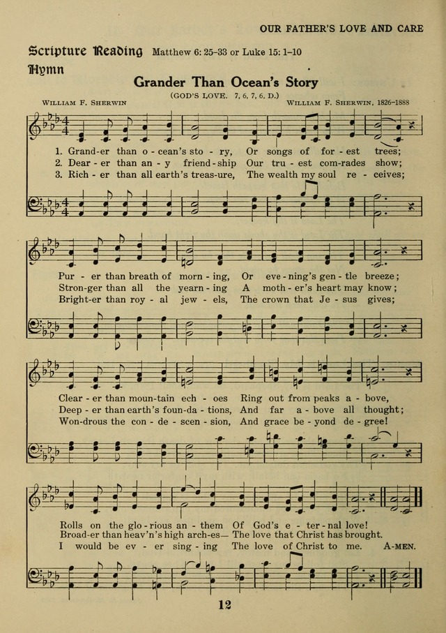Elmhurst Hymnal: and orders of worship for the Sunday school, young people