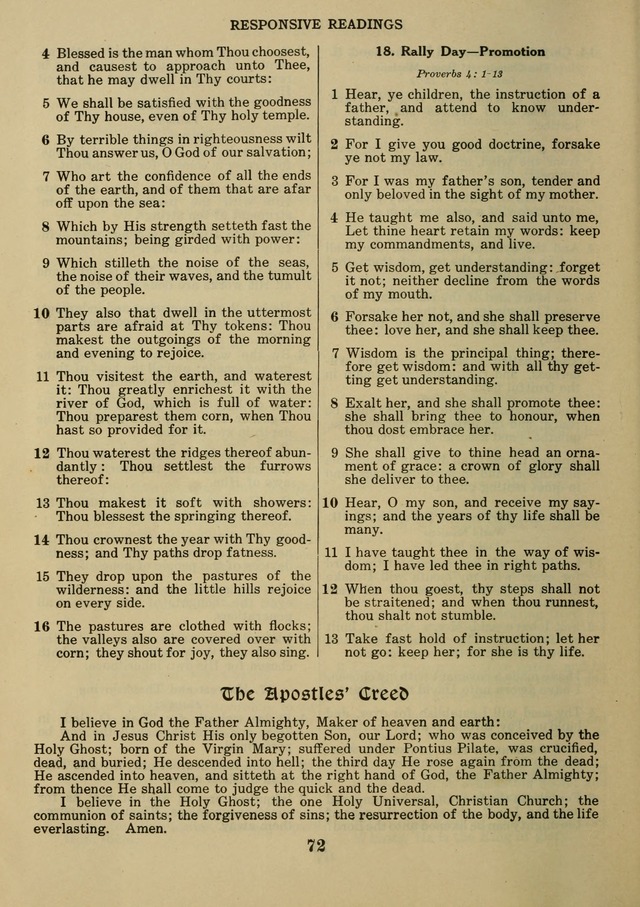 Elmhurst Hymnal: and orders of worship for the Sunday school, young people