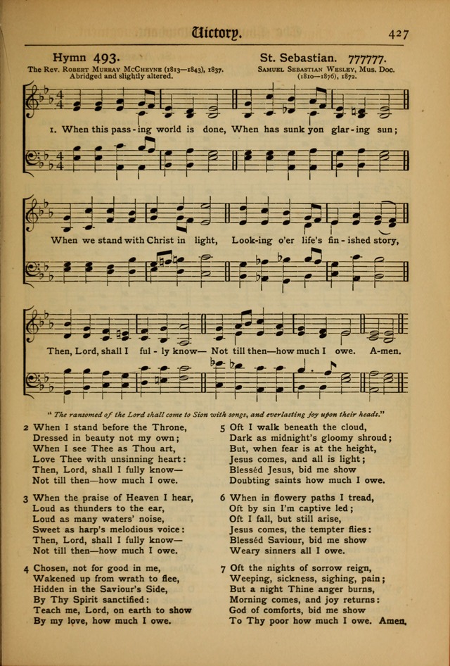 The Evangelical Hymnal with Tunes page 431