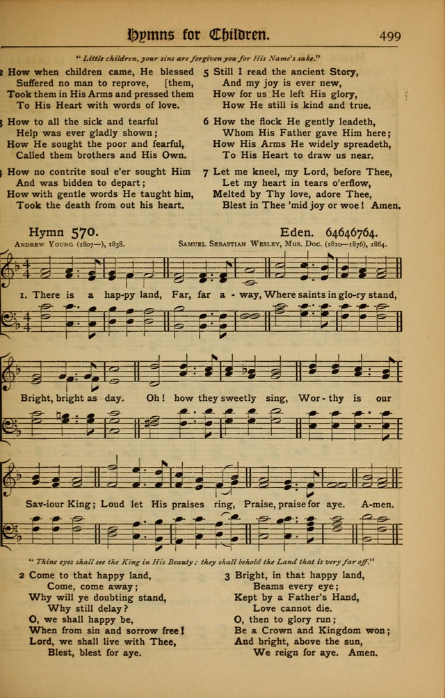 The Evangelical Hymnal with Tunes page 503